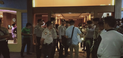 Rapat Rekapitulasi Pleno KPU Bengkalis, 280 Personel Polisi Lakukan Pegamanan